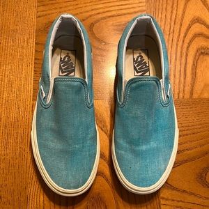 Womens vans slip ons size 8.5
